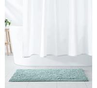 Amazon Basics Non-Slip Chenille Microfibre Bathroom Bath Mat, 53 x 87 cm, Seafoam Green