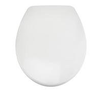 Amazon Basics Oval shaped Heavy-Duty Soft-Close and Quick-Release Urea Toilet Seat, Universal Size, 35 x 42.5 cm, White