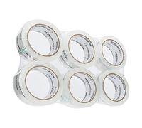 Amazon Basics Packing Tape for Moving and Storage, Clear, 4.8 cm x 49.9 m, 6 Pack