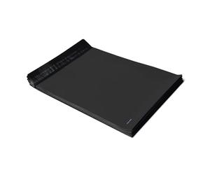 Amazon Basics Parcel Bags, Poly Mailers Shipping Bags, Self-Sealing Envelopes for Lightweight Items and Clothing, Black, 25.4 x 33 cm, 100-Pack