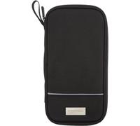 Amazon Basics Passport Holder Travel Wallet, RFID Travel Organizer Document Holder, Nylon with Zippered Pockets, 25.4 x 12.7 cm, Black, Solid