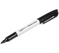 Amazon Basics Permanent Markers, Black, 24-Pack