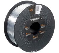 Amazon Basics PETG 3D Printer Filament, 1.75mm, Translucent, 1 kg Spool