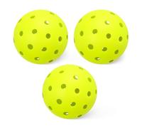 Amazon Basics Pickleball Balls, USAPA Approved, 40-Hole, 7.4 cm, Yellow, 3-Pack, for Outdoor Tournament Play