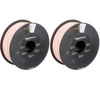 Amazon Basics PLA 3D Printer Filament, 1.75mm, Pink, 1 kg Spool (Pack of 2)