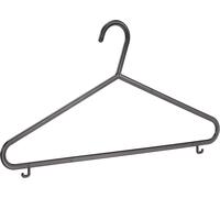 Amazon Basics Plastic Coat Hangers with Side Hooks and Bar for Suit Trousers, P