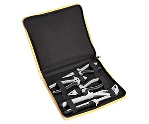 Amazon Basics Pliers Set, 4 Pieces, Grey, Black