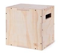 Amazon Basics Plyometric Jump Box, Plyo Box Jumps for Home Gym, 16"x14"x12"
