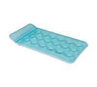 Amazon Basics Pool Float, Inflatable Pool Raft for Adults, Quick-Inflate Design, Blue, 153.9 x 79.5 cm