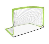 Amazon Basics Portable Pop-Up Football Goal Net for Garden Practice and Training, Quick Setup, Fiberglass Frame, with Carry Bag