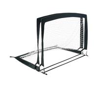 Amazon Basics Portable Pop-Up Football Goal Net for Garden Practice and Training, Quick Setup, Fiberglass Frame, with Carry Bag