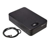 Amazon Basics Portable Security Case Lock Box Safe, Combination Lock, XXL, 29.2 x 19.1 x 6.4cm, Black