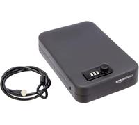 Amazon Basics Portable Security Lock Box Safe with Combination Lock for Documen