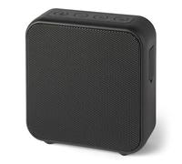 Amazon Basics Portable Wireless Bluetooth 5.3 Speaker, Compact, 6h Runtime, IPX5 Waterproof, Rechargeable, Enhanced Bass, Indoor, Outdoor, Black