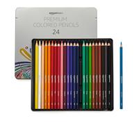 Amazon Basics - Premium Colored Pencils Soft Core 24 Count (Pack of 1) Multicolor