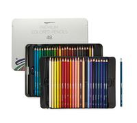 Amazon Basics - Premium Colored Pencils Soft Core 48 Count (Pack of 1) Multicolor