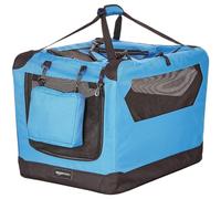 Amazon Basics Premium Folding Portable Soft Pet Crate - 26 cm, BLUE