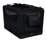 Amazon Basics Premium Folding Portable Soft Pet Crate - 91 cm, BLACK