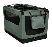 Amazon Basics Premium Folding Portable Soft Pet Crate for Dog - 36 inches / 91 cm, Grey