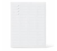 Amazon Basics Printable Address Labels, 1.7cm x 4.4cm, 3,000 Blank Mailing Labels for Laser and Inkjet Printers