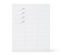 Amazon Basics Printable Address Labels, 2.5 x 6.7 cm per Label, Letter Size, 3000 Blank Mailing Labels, White