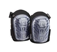 Amazon Basics Professional Knee Pads, Heavy Duty Foam Padding, Comfortable Gel Cushion, Adjustable Easy-Fix Clips, Clear, 1 Pair