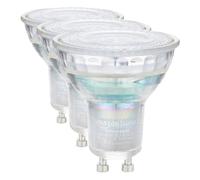 Amazon Basics Professional LED GU10 Spotlight Bulb, 3.7W (Equivalent to 35W) Cool White, Dimmable (18-Pack)