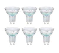 Amazon Basics Professional LED GU10 Spotlight Bulb, 4.8W (equivalent to 50W) Warm White, Dimmable (6-Pack)
