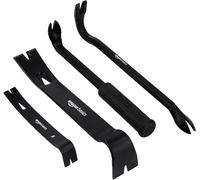 Amazon Basics Pry Bar/Nail Puller, 4 count (Pack of 1), Black