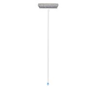 Amazon Basics Angled Push Broom, Blue&White