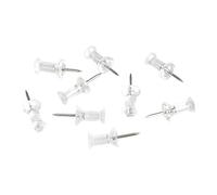 Amazon Basics Push Pins, Clear Plastic Head, Steel Point, 100-Count