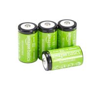 Amazon, Basics, Rechargeable, Cell, NiMH, Batteries, Recharge, Times, Pre-Charged, 4-Pack, 5000maAh, up