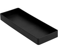 Amazon Basics Rectangular Plastic Organizer, Half Accessory Tray, 23.9 x 8.4 x