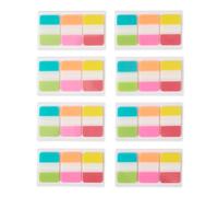 Amazon Basics Rectangular Tabs 2.5 cm Wide, 8 Dispensers/Pack, 480 Pieces, Assorted