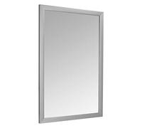 Amazon Basics Rectangular Wall Mirror 60.9 x 91.4 cm - Standard Trim, Nickel