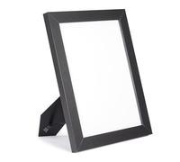 Amazon Basics Rectangular Wooden Document/Picture Frame, 28 cm x 21.6 cm, Black