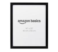 Amazon Basics Rectangular Wooden Poster/Picture Frame, 40 cm x 50 cm, Black