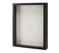 Amazon Basics Rectangular Wooden Shadow Box/Picture Frame, 28 cm x 35.5 cm, Black