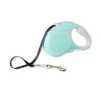Amazon Basics Retractable Dog Leash, Double-sided Reflective, 5m, Size M, Blue