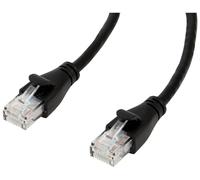 Amazon Basics RJ45 Cat 6 Ethernet Patch Cable For PC, TV, tablet, router, printer, 1Gpbs Transfer Speed, Gold-Plated Connectors, 5 Foot, Black