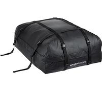 Amazon Basics Rooftop Cargo Carrier Bag, 425L, Waterproof Heavy Duty Car Roof Bag for Vehicles with Roof Rack, 8 Reinforced Straps, Foldable, Storage Bag Included, Black
