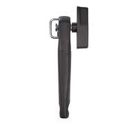 Amazon Basics Safe Cut Can Opener, Black Soft Grip Handle, Large
