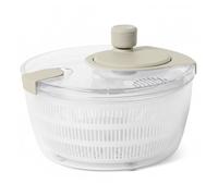 Amazon Basics Salad Spinner, BPA-Free, 4L, Linen Gray