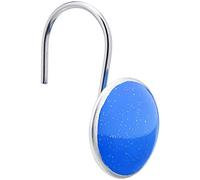 Amazon Basics Shower Curtain Hooks - Button, Blue