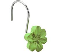 Amazon Basics Shower Curtain Hooks - Flower, Green