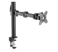 Amazon Basics Single Monitor Stand - Height Adjustable Arm Mount, Steel