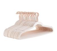 Amazon Basics Slim Velvet, Non-Slip Suit Clothes Hangers, Pack of 50, Blush Pink/Rose Gold
