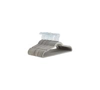 Amazon Basics Slim Velvet Non-Slip Suit Hangers -Grey, 50-Pack