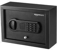 Amazon Basics Small Slim Desk Drawer Security Safe with Programmable Electronic