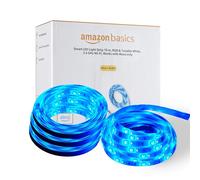Amazon Basics Smart LED Light Strip 10m, RGB & Tunable White, Works with Alexa Only, Multicolor
